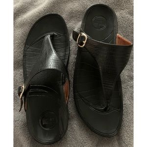 FitFlop Black Croc